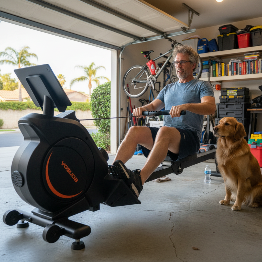 YOSUDA Magnetic/Water Rowing Machine